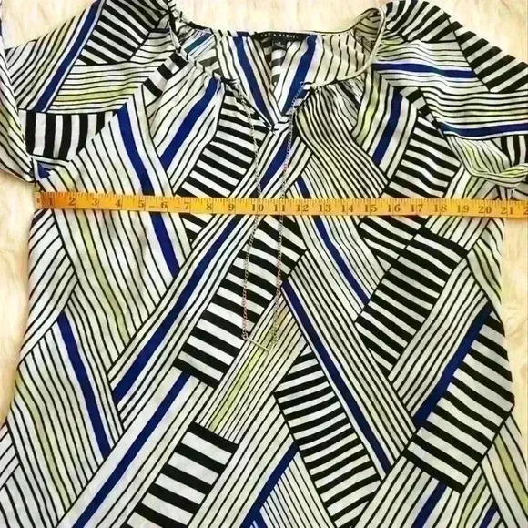 Zac & Rachel Striped Blouse - Women's Medium - Picture 7 of 8
